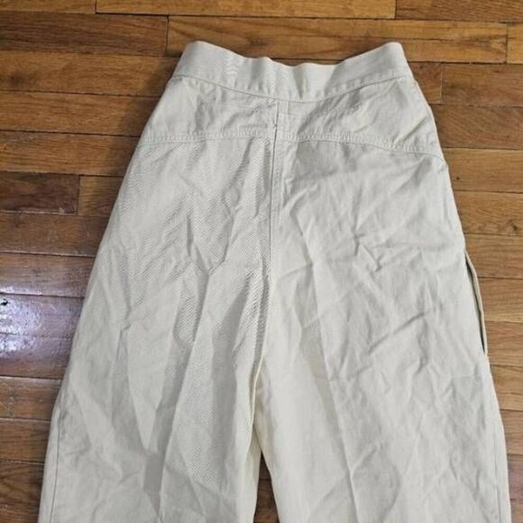 Rachel Comey Baggy Jeans Size 0 High Rise Yellow Tapered - Picture 8 of 11